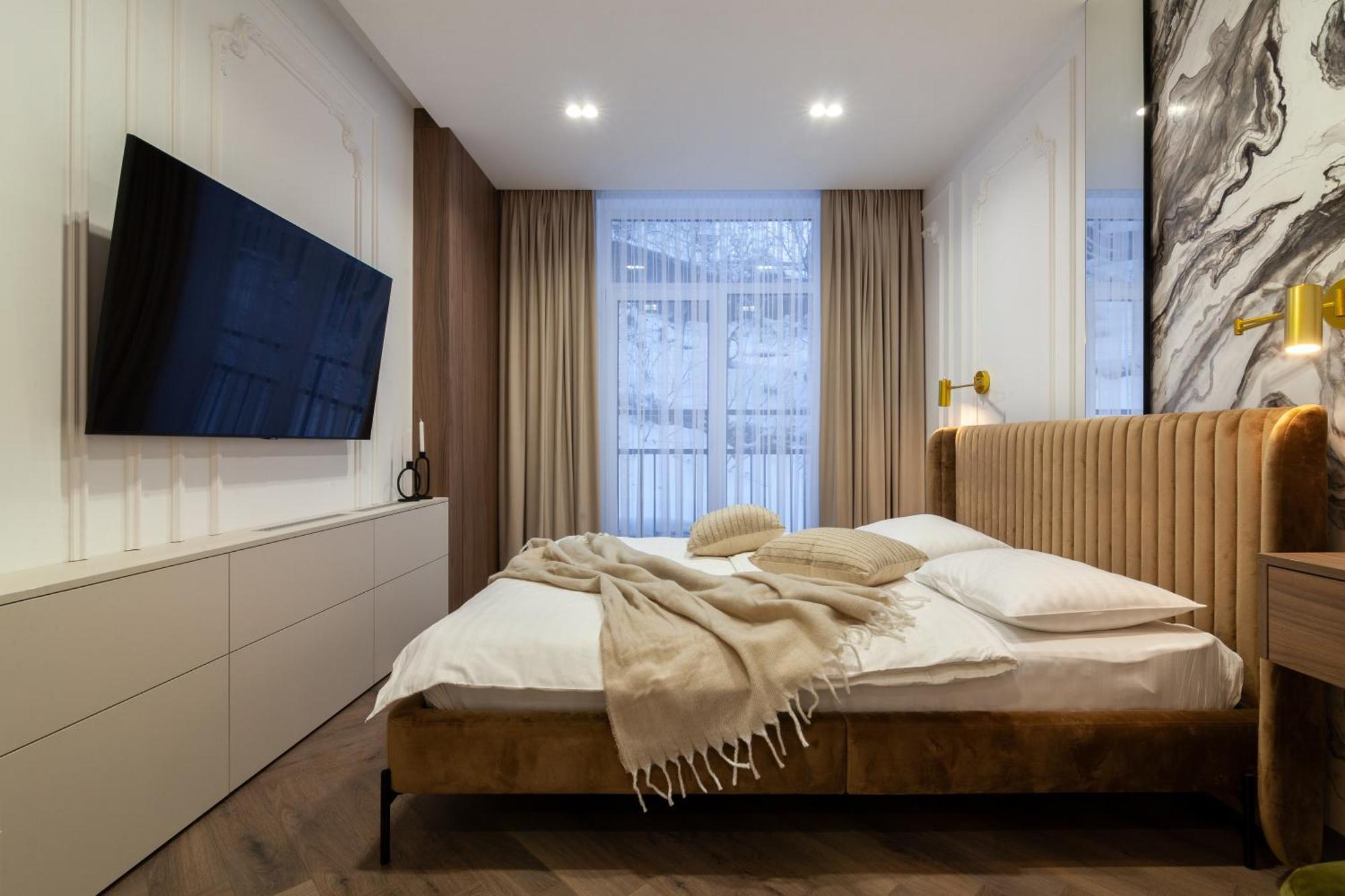 Apartment Shevchenko St.,New Building Lviv Exterior photo